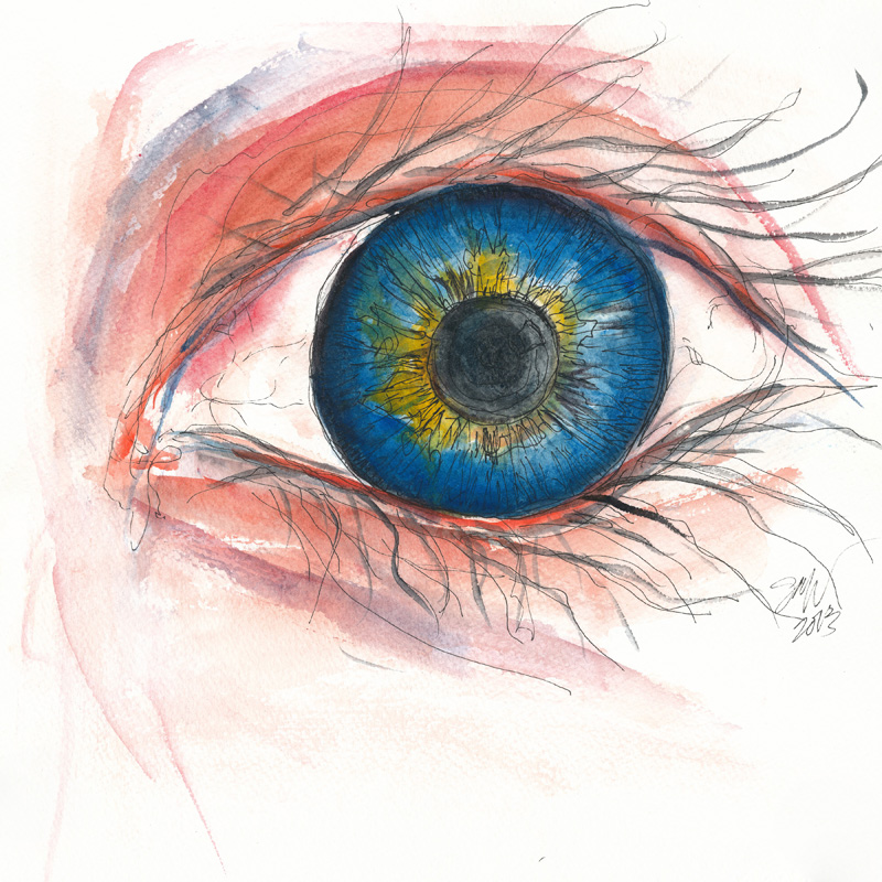 Because She Sees by artist Gina  Waterfield